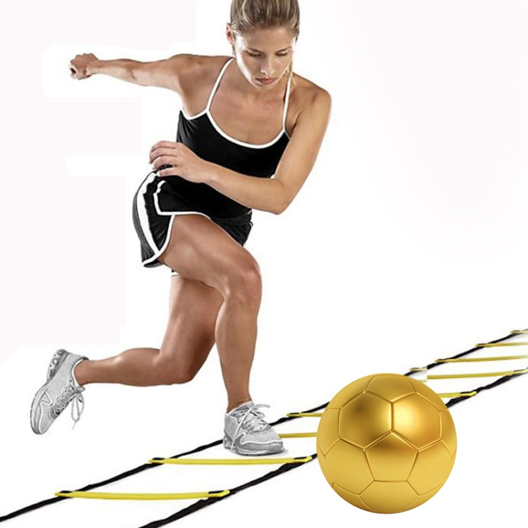 3 Meters 6 Knots Thin Section Pace Training Tough Durable Soft Ladder Football Training Wear Resistant Ladder Rope(Yellow)