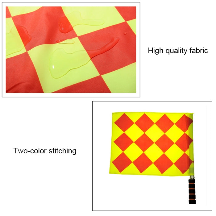 2 PCS Football Training Banners Flag Football Referee Patrol Flag