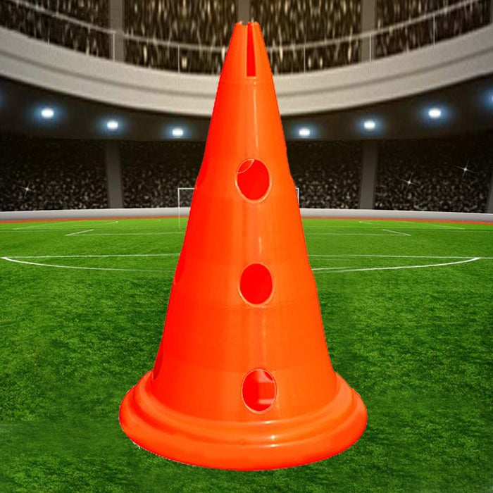 2 PCS  Multi-function Training Perforated Roadblock Round Bottom Sign Barrel