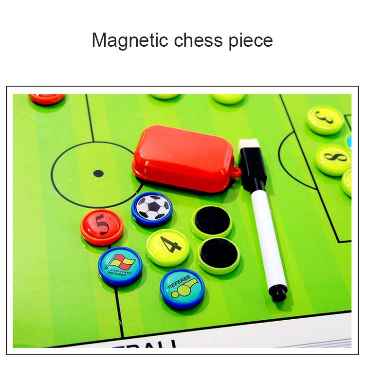 Aluminum Alloy Frame+PVC Double-Sided Magnetic Portable Football  Training Guidance Board