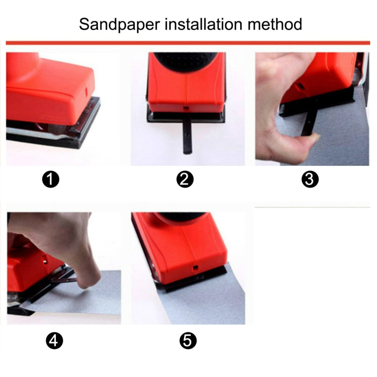 Rectangular Electric Flat Sander for Wall, Wood, Paint, Sanding and Polishing Machine, Sandpaper Machine