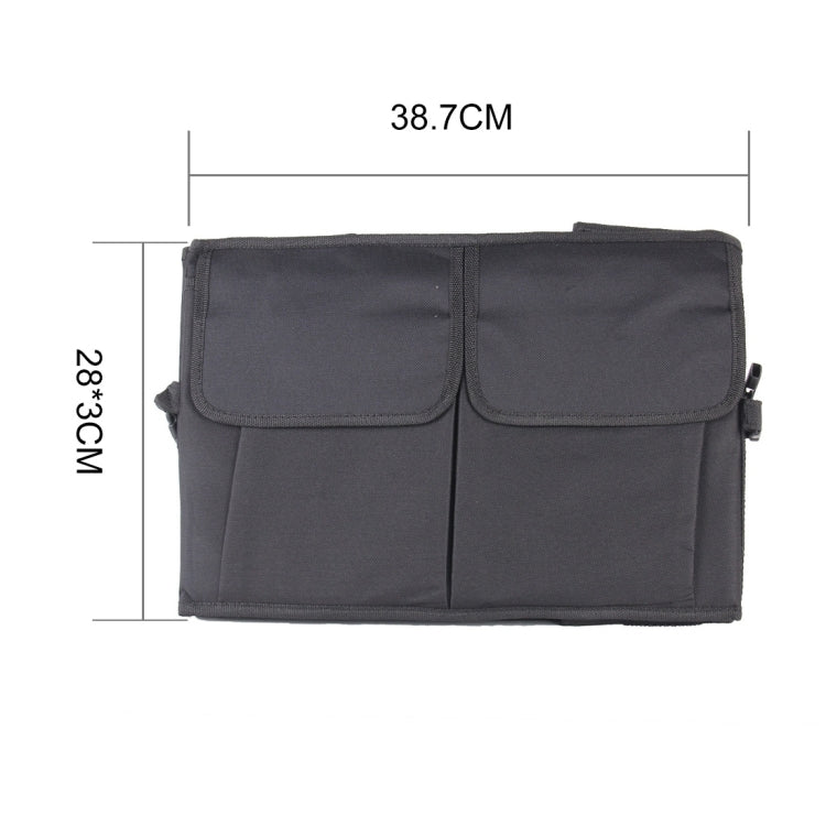 Car Back Seat Hanger Car Headrest Bag, Size: 38.7*28*3cm(Black)