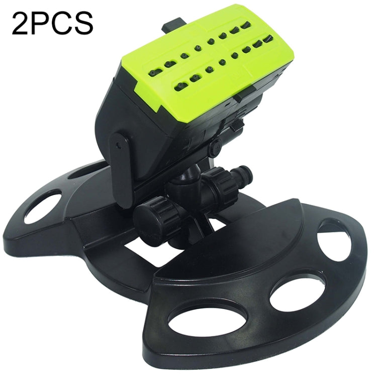 2 PCS Garden Water Sprinklers Lawn Irrigation Automatic Swing Nozzle