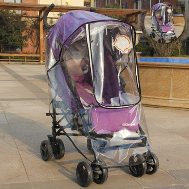 Adjustable Transparent Cover For Golf Carts, Baby Strollers And Wheelchairs To Provide Protection From Rain, Wind, and Mist, even mosquito(Transparent common rain cover)