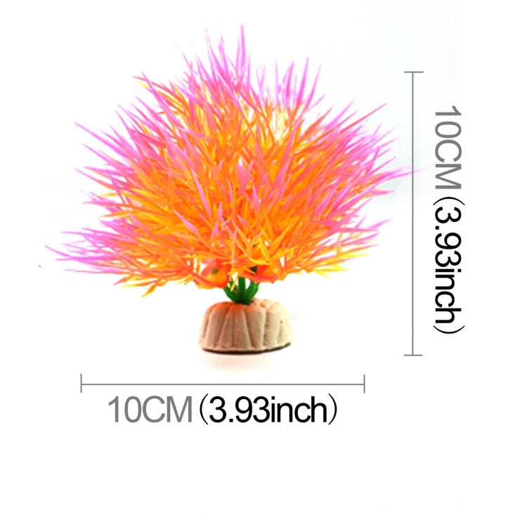Aquarium Ornament Aquatic Simulation Plant Fish Tank Decoration Artificial Water Grass, Size: 10.0x10.0cm