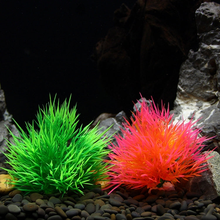 Aquarium Ornament Aquatic Simulation Plant Fish Tank Decoration Artificial Water Grass, Size: 10.0x10.0cm