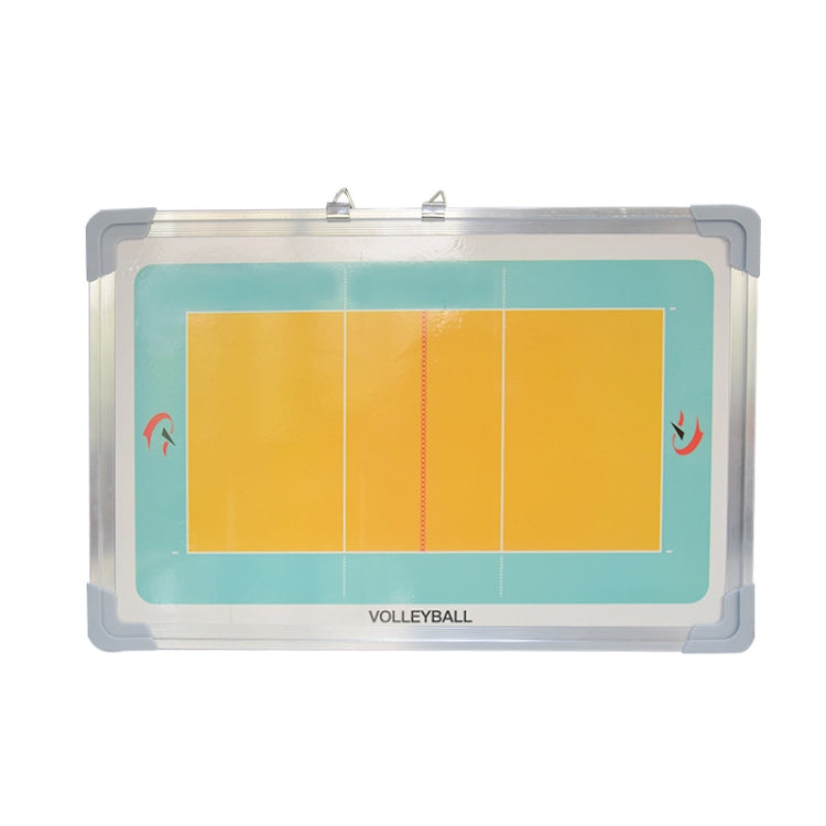 Aluminum Alloy Volleyball Coach Board Plate Handball Coaching Sets Volley Ball Equipment Training Magnetic with Eraser & Pen