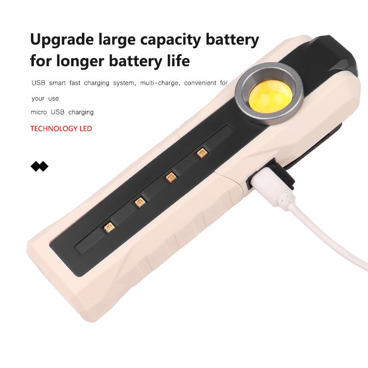 1902C 3 Lighting Mode Flashlight Rechargeable Lantern Disinfection Light UVA+UVC Antisepsis Lamp
