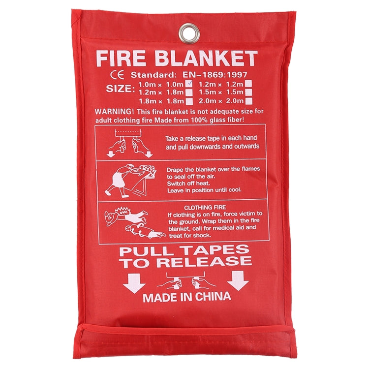 Emergency Survival Fire Blanket Shelter Safety Protector Extinguishers Tent, Size: 1.5×1.5m