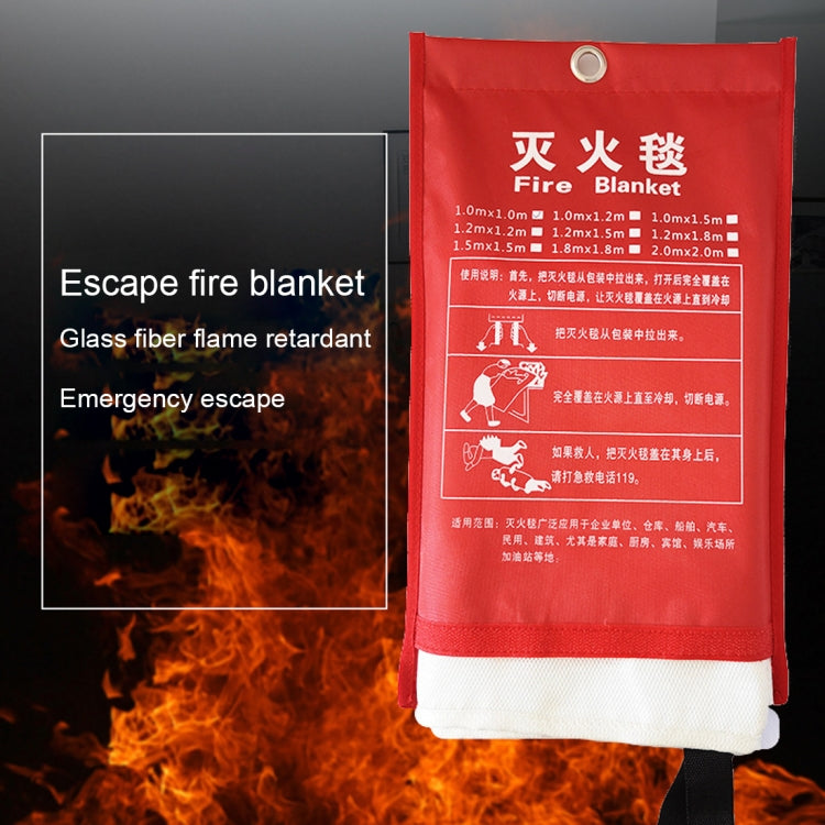 Emergency Survival Fire Blanket Shelter Safety Protector Extinguishers Tent, Size: 1.5×1.5m