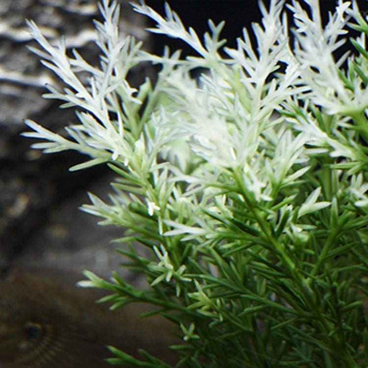 Artificial Tree Plant Grass Figurines Miniatures Aquarium Fish Tank Landscape, Size: 11.0 x 11.0cm