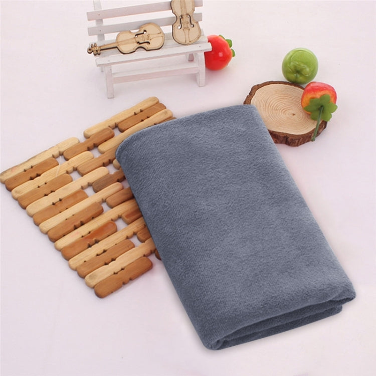 Bluefield Quick-drying Microfiber Summer Bath Towel Sand Beach Towel, Size: 130 x 75cm(Grey)