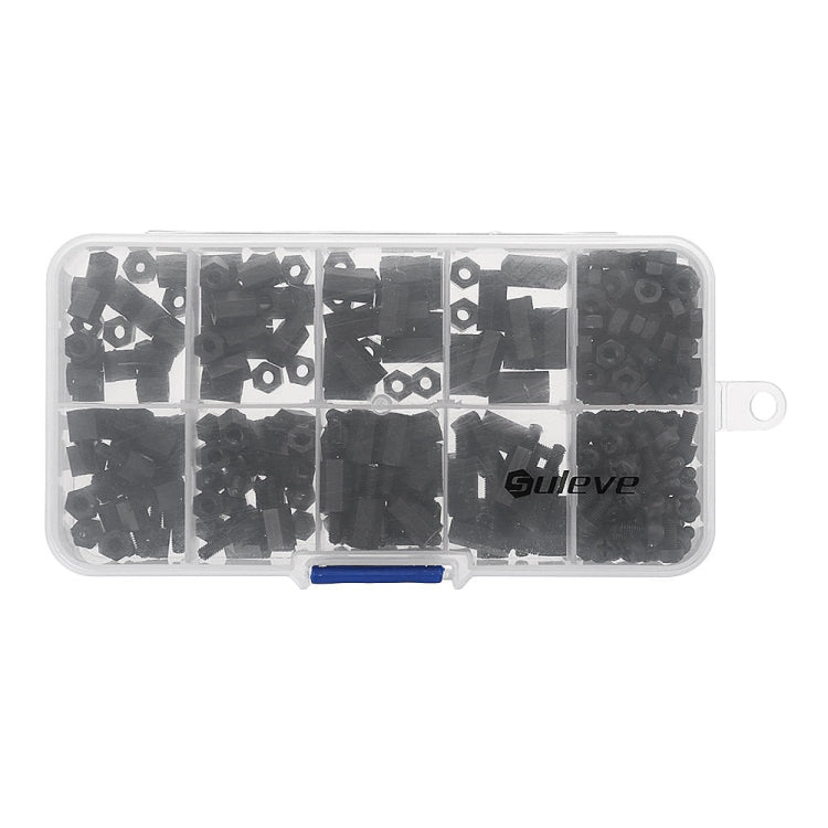 300PCS Nylon M3 Hexagonal Screw Nut Separation Pillar Combination Set