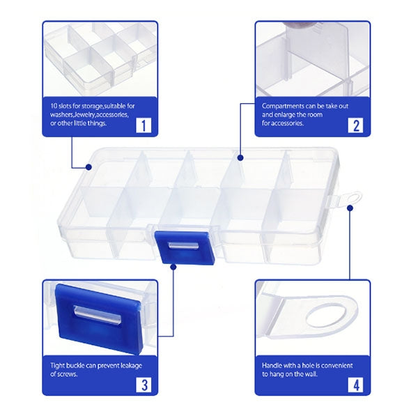 120 PCS Nylon M2 Hexagonal Screw Nut Separation Pillar Combination Set (White)