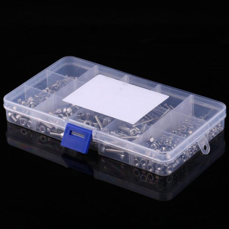 480 PCS DIN912 Hex Socket Screws Bolts Nut M2 M3 M4 Stainless Steel Cap Head Screw Set