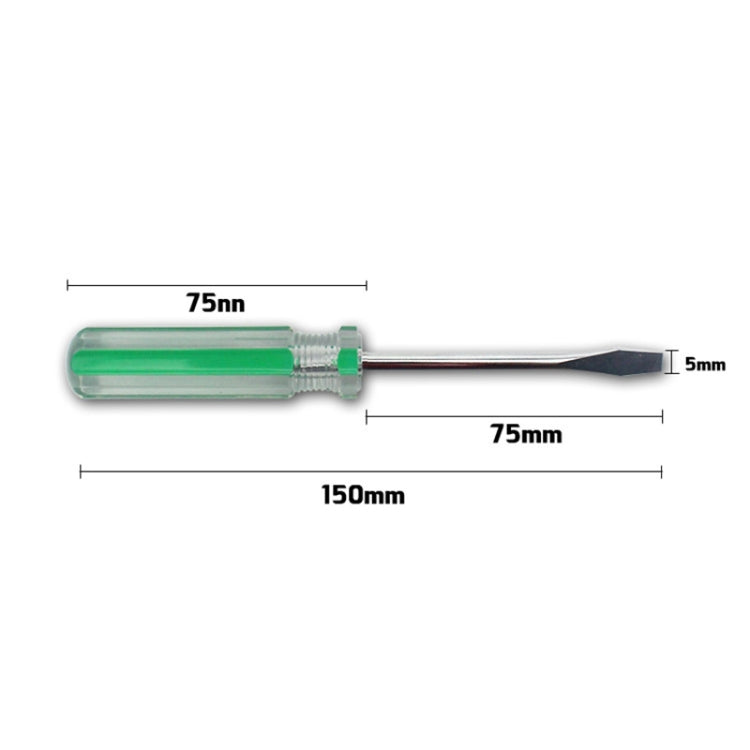 10 PCS 5mm Slotted Magnetic Screwdriver Tool