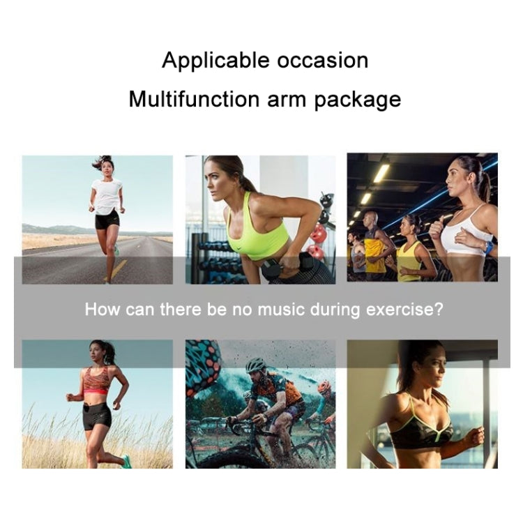 Universal 5.5 inch or Under Phone Zipper Multi-functional Sport Arm Case with Earphone Hole, For iPhone, Samsung, Sony, Oneplus, Xiaomi, Huawei, Meizu, Lenovo, ASUS, Cubot, Ulefone, Letv, DOOGEE, Vkworld, and other Smartphones