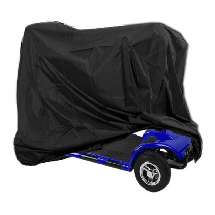Electric Scooter Dustproof and Anti-ultraviolet Protective Cover,Size: 190x71x117cm (Black)