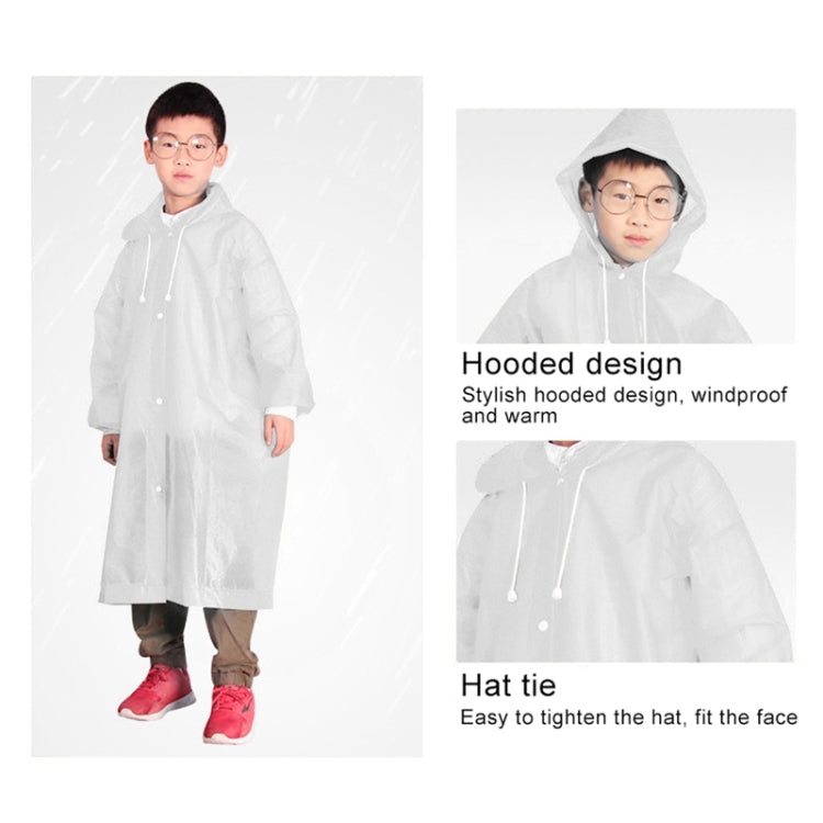 Outdoor Mountaineering Eva Thickened Children Fashion Raincoat Average Size