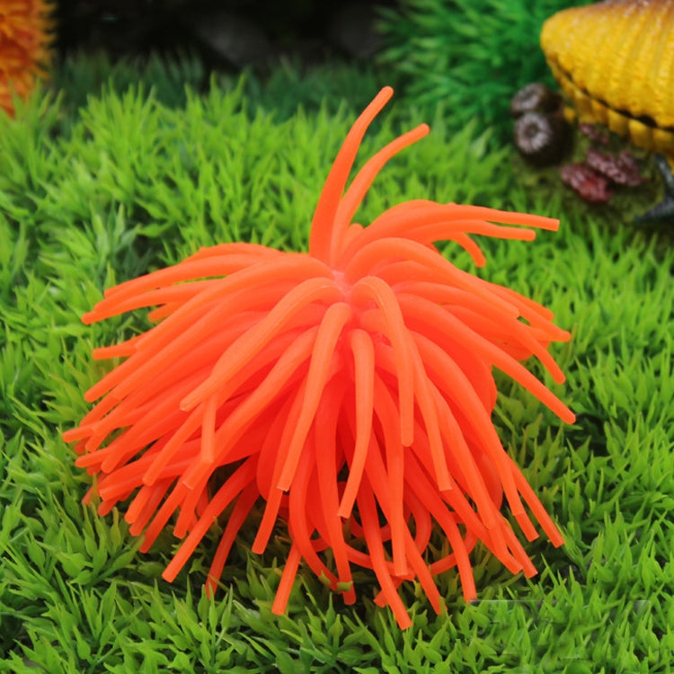 3 PCS Aquarium Articles Decoration TPR Simulation Sea Urchin Ball Coral, Size: M, Diameter: 10cm