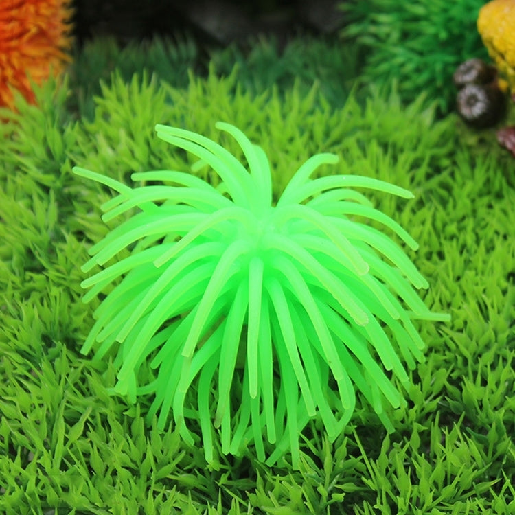 3 PCS Aquarium Articles Decoration TPR Simulation Sea Urchin Ball Coral, Size: M, Diameter: 10cm
