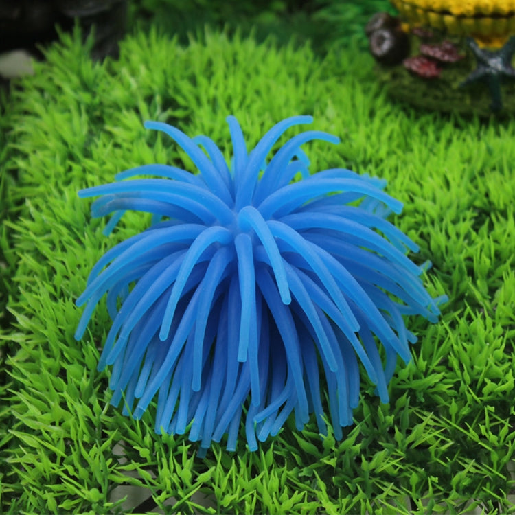 3 PCS Aquarium Articles Decoration TPR Simulation Sea Urchin Ball Coral, Size: M, Diameter: 10cm