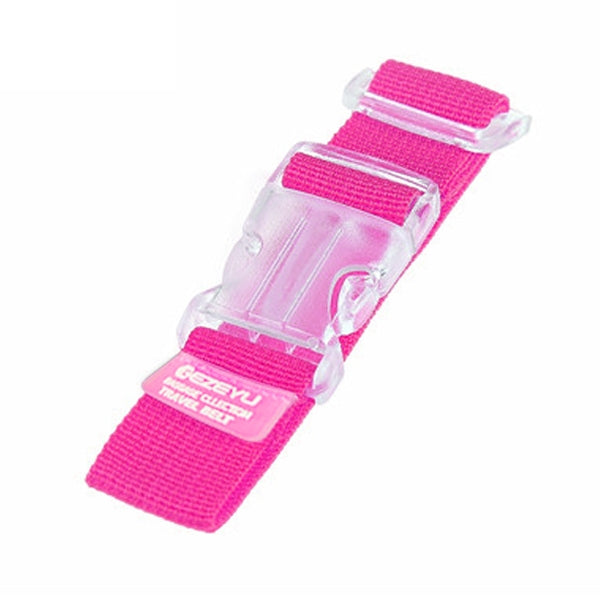 Transparent Hang Buckle External Strap for Travel Bag Travel Luggage