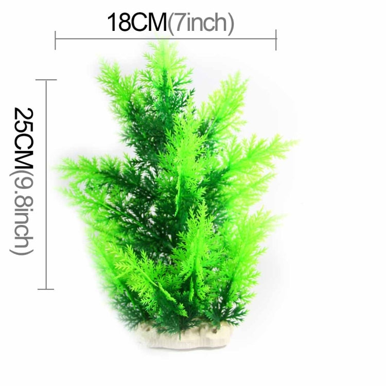 Artificial Tree Plant Grass Figurines Miniatures Aquarium Fish Tank Landscape, Size: 18.0 x 25.0cm