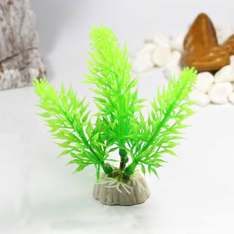 Artificial Tree Plant Grass Figurines Miniatures Aquarium Fish Tank Landscape, Size: 10.0 x 5.0cm