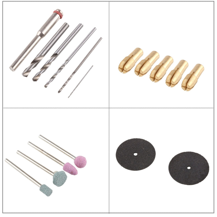 ZEODO ZD6000 Mini Electric Grinder Drill, AC 220V / DC12V, US Plug