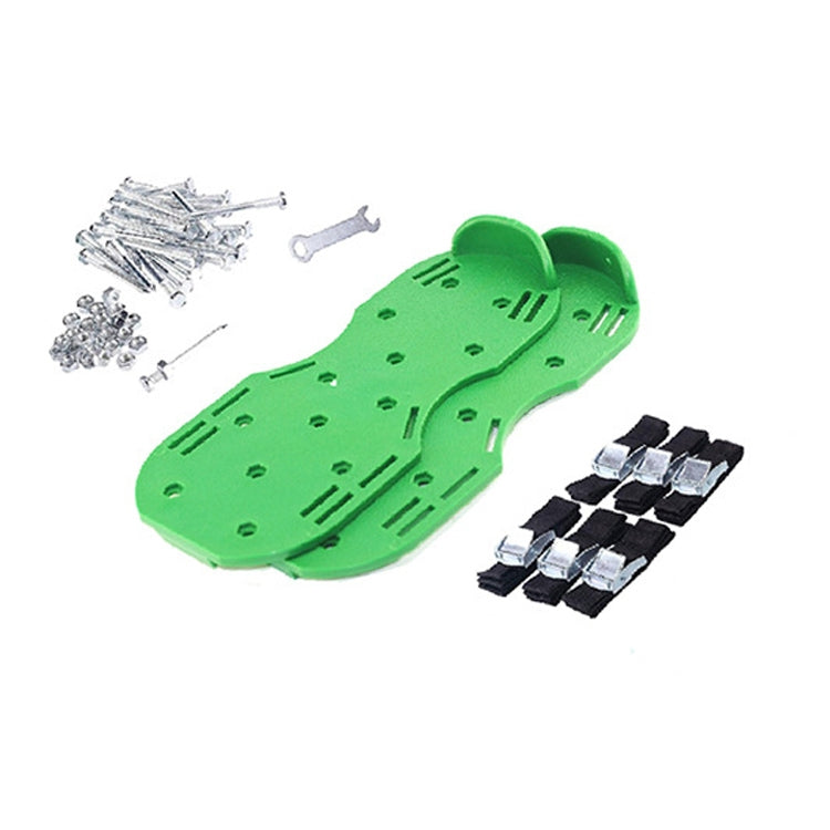 Garden Lawn Garden Tools Grass Ripper Spiked Shoes with 6 Metal Buckles