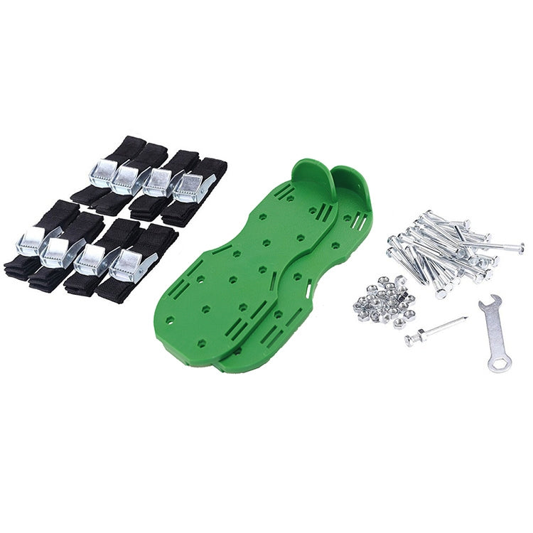 Garden Lawn Garden Tools Grass Ripper Spiked Shoes with 8 Metal Buckles