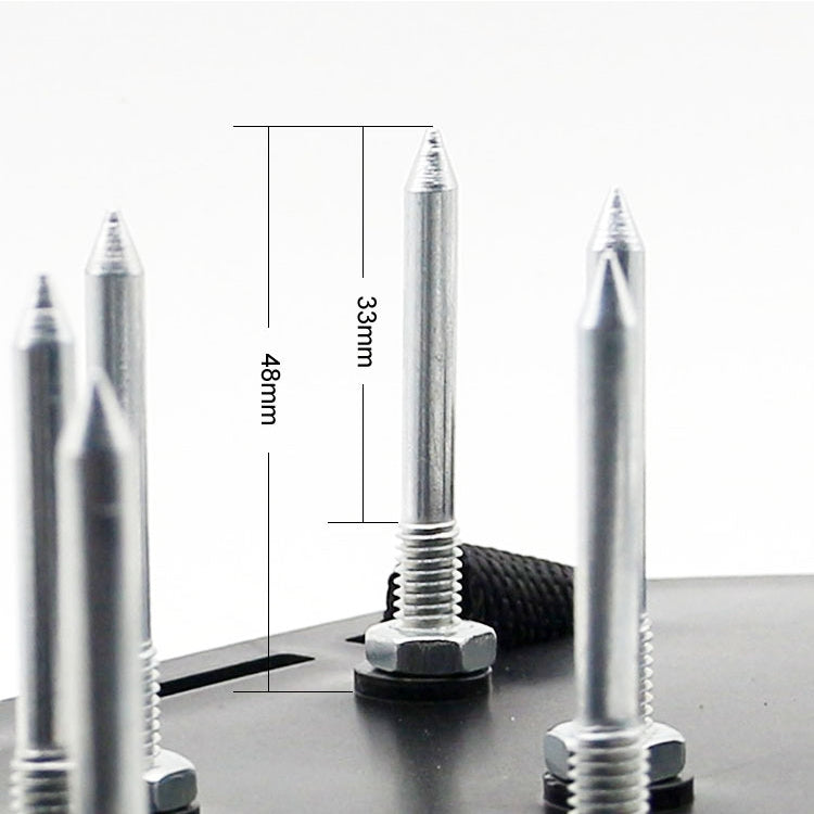 Garden Lawn Garden Tools Grass Ripper Spiked Shoes with 4 Plastic Buckles