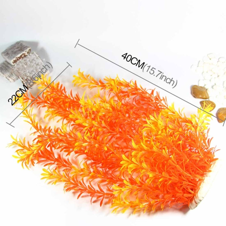 Artificial Tree Plant Grass Figurines Miniatures Aquarium Fish Tank Landscape, Size: 22.0 x 40.0cm