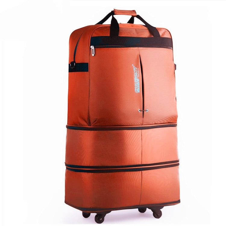 91L Retractable Suitcase Foldable Unisex Suitcase Lockable Travel Spinner Rolling Trolley Clothing Bag