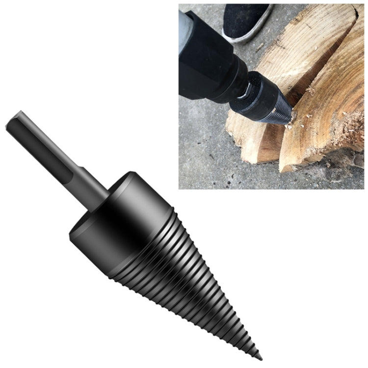Household Domestic Woodcutter Drill Electric Wooden Split Cone Drill 42mm Square Shank