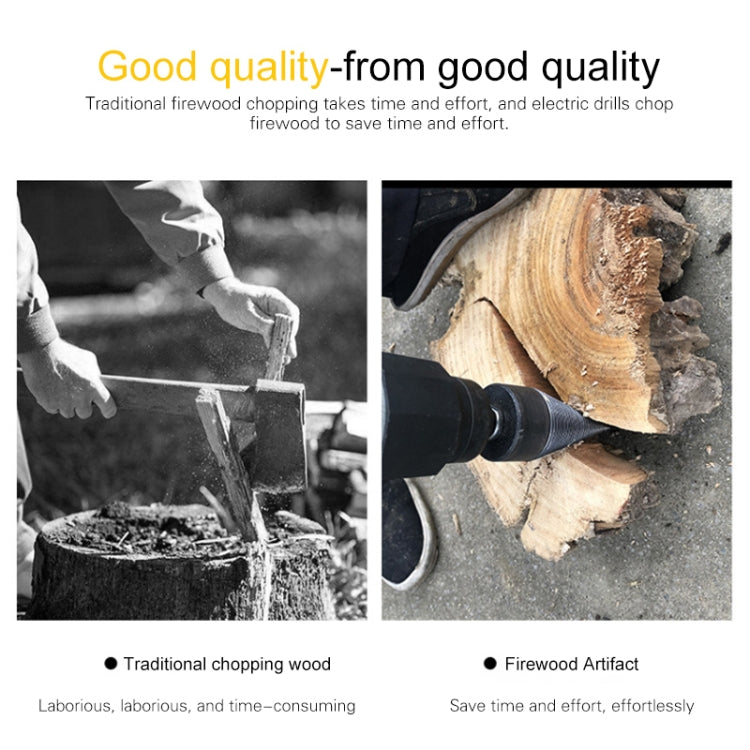 Household Domestic Woodcutter Drill Electric Wooden Split Cone Drill 32mm Square Shank