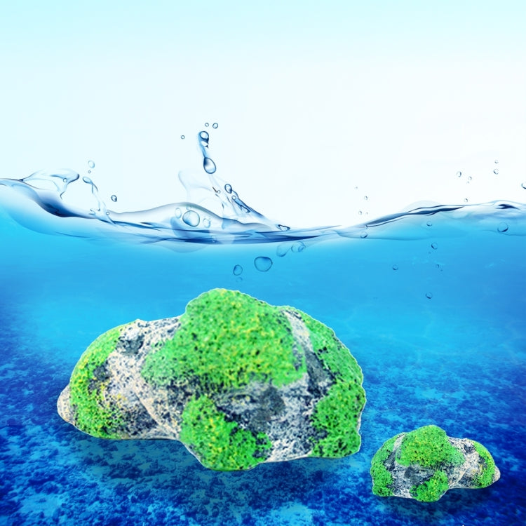 Aquarium Decoration Pumice Suspended Stone Artificial Fish Tank Acuarios Moss Flying Rock Aquatic Ornament Landscape, Middle Size: 9.0 x 14.2cm