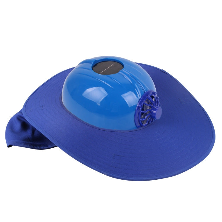 Solar Charging Safety Helmet with Fan & Sunshade Outdoor Hard Hat