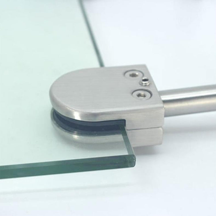 304 Stainless Steel Glass Fish Mouth Support Rod Fixing Clip with 14x60mm Rod, Specification: XL