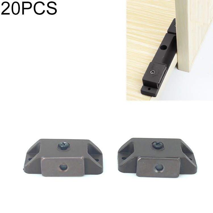 20 PCS Cabinet Plastic Door Magnet Single Base knob