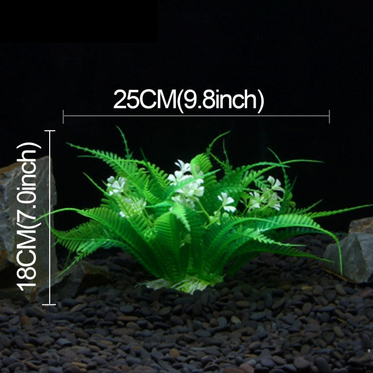 Artificial Tree Plant Grass Figurines Miniatures Aquarium Fish Tank Landscape, Size: 25.0 x 18.0cm