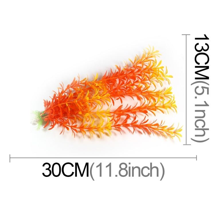 Artificial Tree Plant Grass Figurines Miniatures Aquarium Fish Tank Landscape, Size: 13.0 x 30.0cm