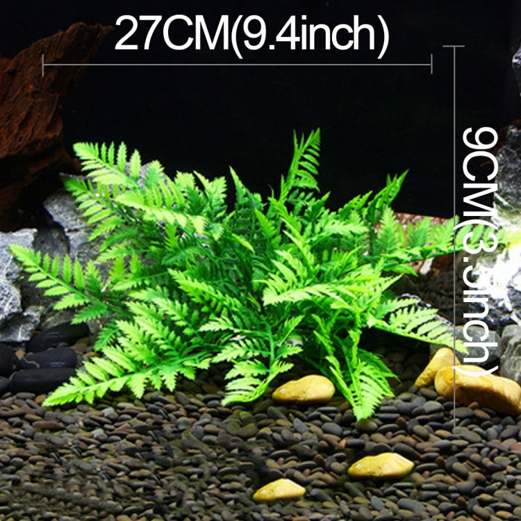 Artificial Tree Plant Grass Figurines Miniatures Aquarium Fish Tank Landscape, Size: 13.0 x 27.0cm