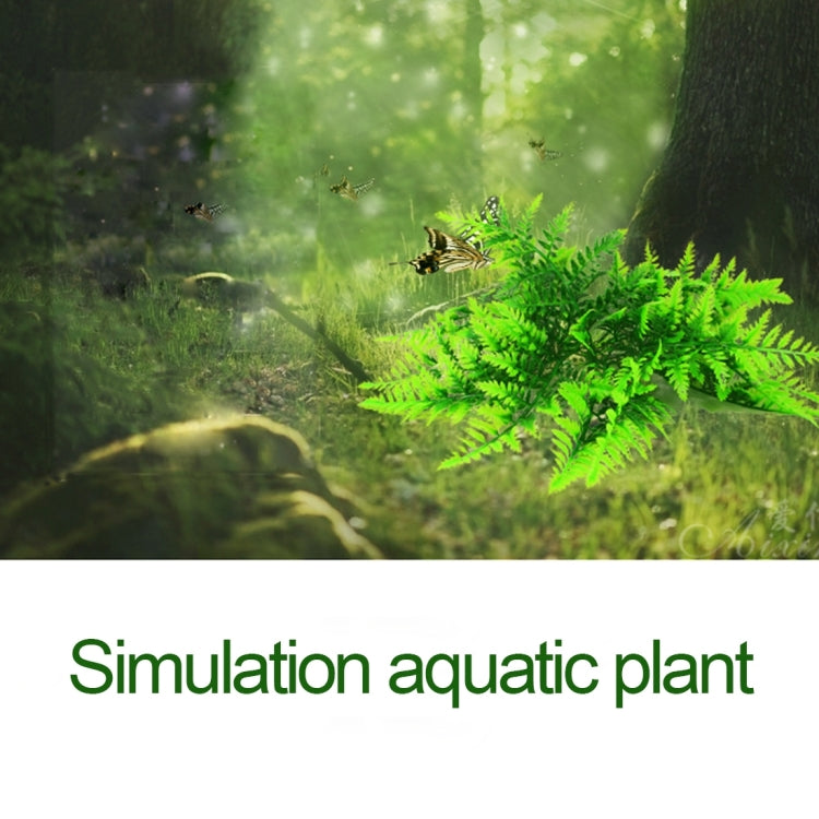 Artificial Tree Plant Grass Figurines Miniatures Aquarium Fish Tank Landscape, Size: 13.0 x 27.0cm