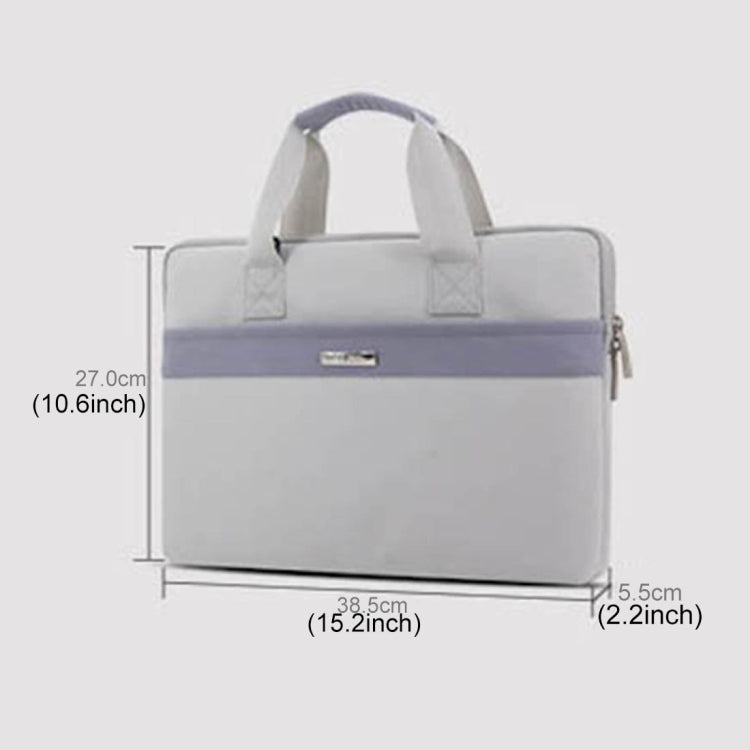 Shinlee Multi-function Fashion 900D Oxford Cloth Shoulder Hand Laptop Tablet Bag for 15 inch and Below (Silver)