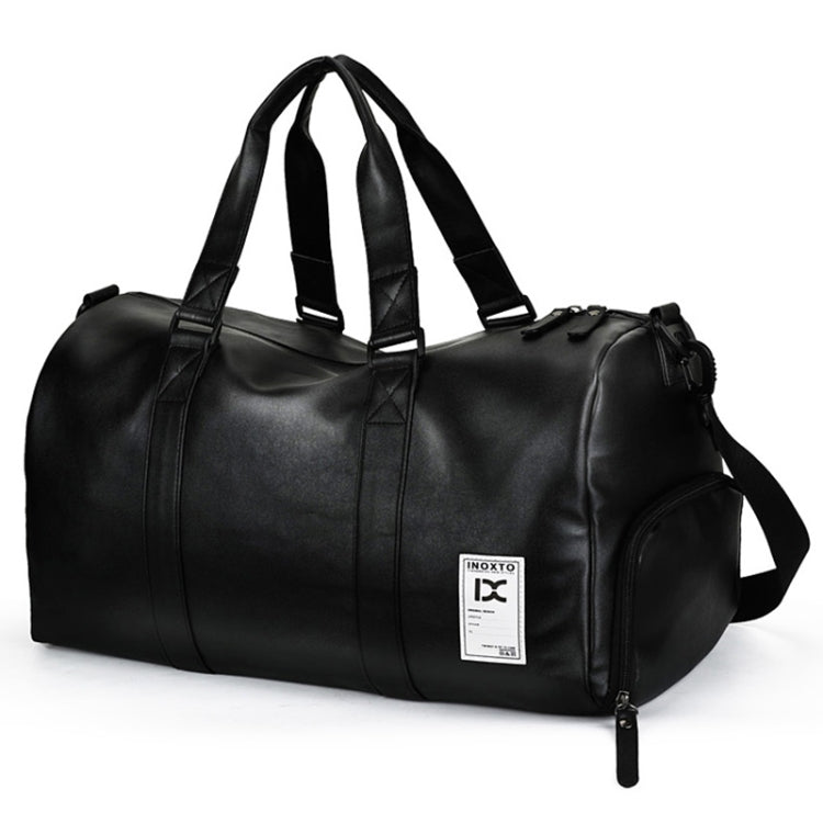 IX LK8068 Waterproof Cylinder Shape PU Leather One-shoulder Portable Fitness Travel Bag, Size: 55 x 30 x 25cm