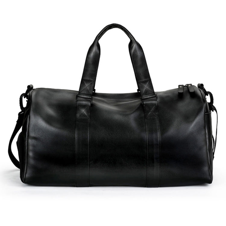 IX LK8068 Waterproof Cylinder Shape PU Leather One-shoulder Portable Fitness Travel Bag, Size: 40 x 23 x 22cm