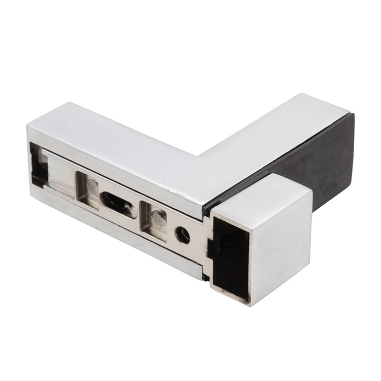 2 PCS 3-24mm F Type Glossy Polished Zinc Alloy Fixed Clip Glass Wood Layer Board Bracket