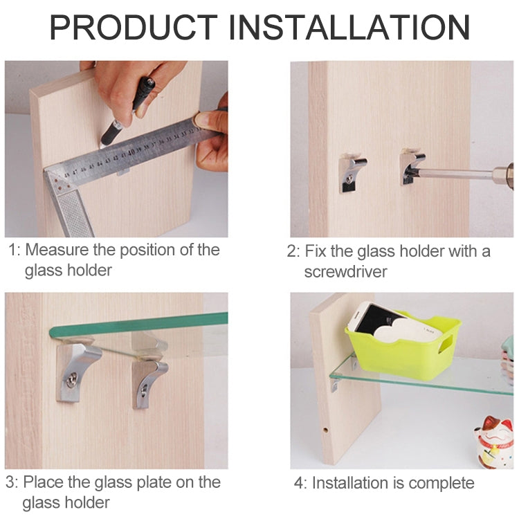 30 PCS Square Thickened Zinc Alloy Bright Layer Sucker Plate Bracket, Weight: 10g